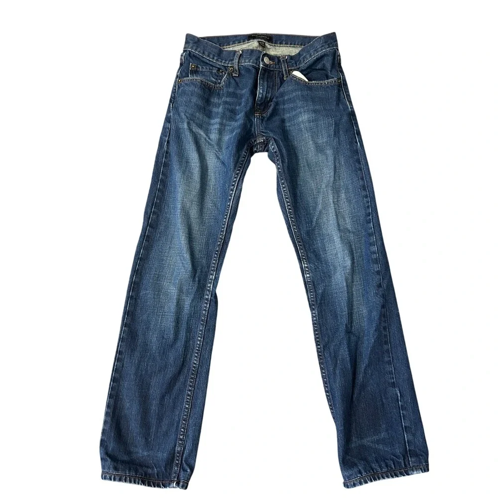 Banana Republic Vintage Straight Jeans‎ Mens 28X28  Medium Wash Blue Denim